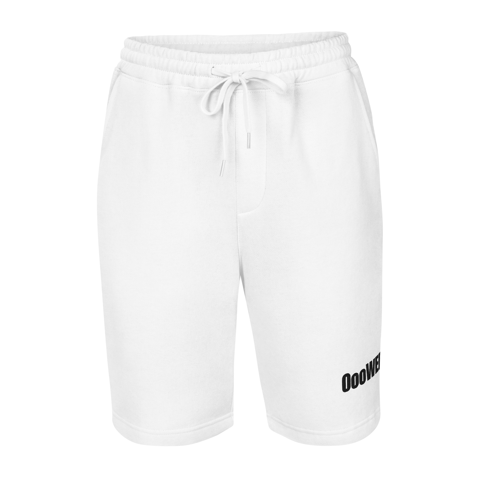 OooWEEE Fleece Shorts- White