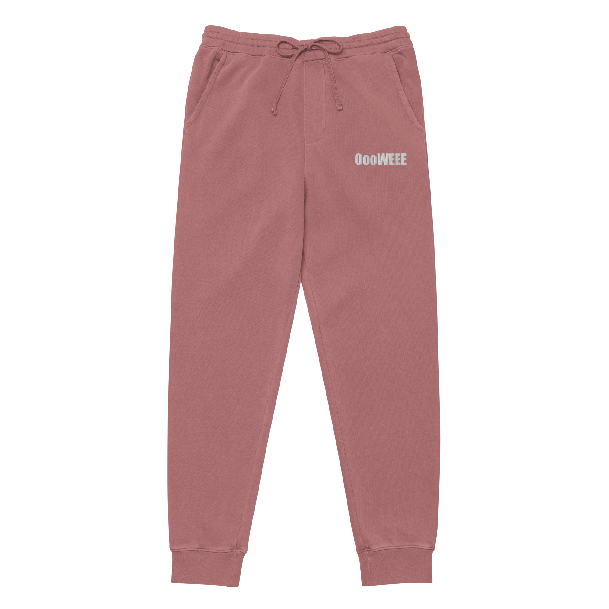 OooWEEE Sweatpants- Pigment Maroon