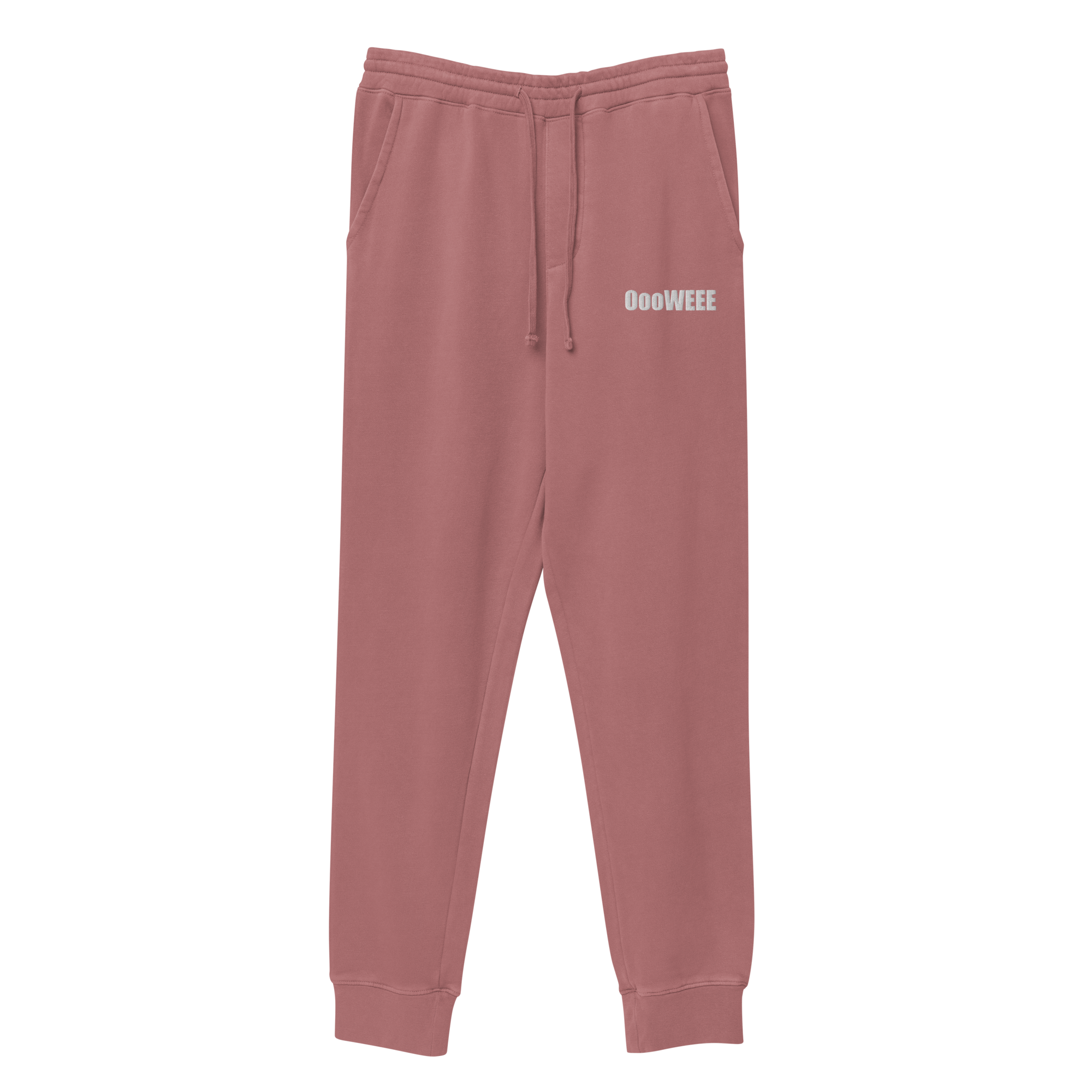 OooWEEE Sweatpants- Pigment Maroon